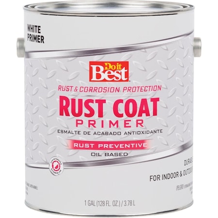 All-Source Rust Coat Enamel Primer, White, 1 Gal. 203708D